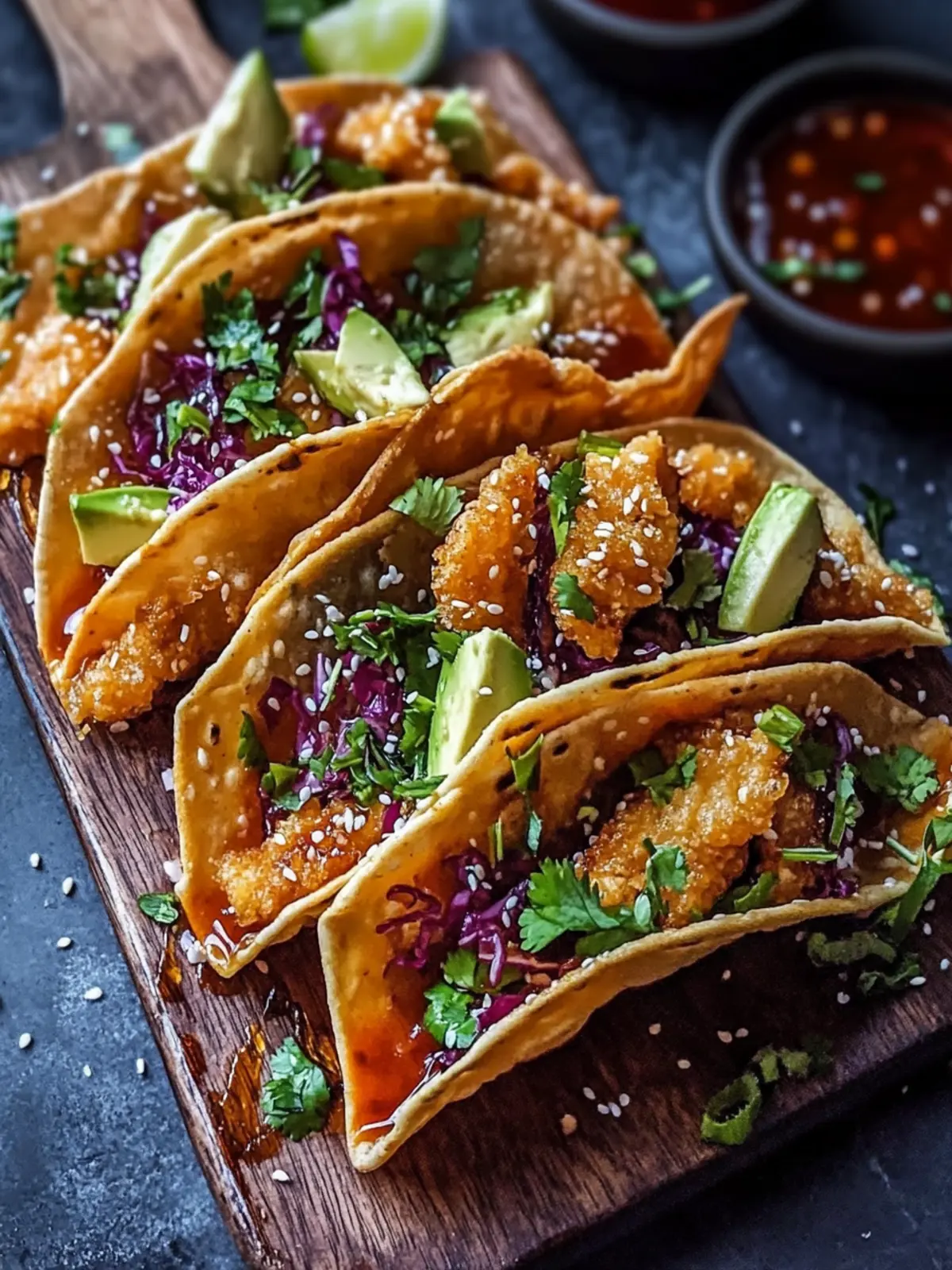 Crispy Chicken Wonton Tacos Perfect for Quick Family Dinners 3 Crispy Chicken Wonton Tacos