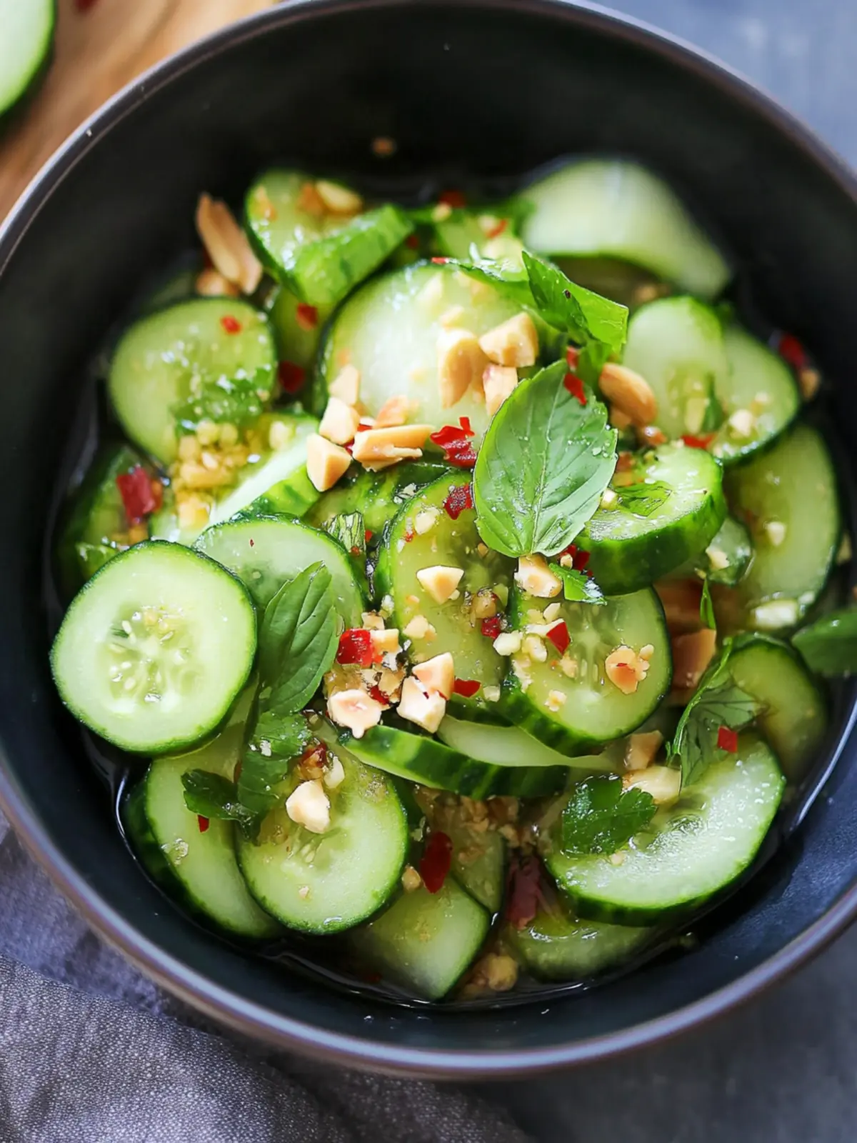 Zesty Thai Cucumber Salad for a Fresh Home-Cooked Delight 3 Thai Cucumber Salad
