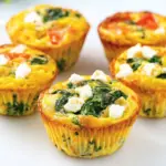 Quick & Healthy Egg Muffins with Spinach and Feta Bliss 6 Quick & Healthy Egg Muffins with Spinach and Feta