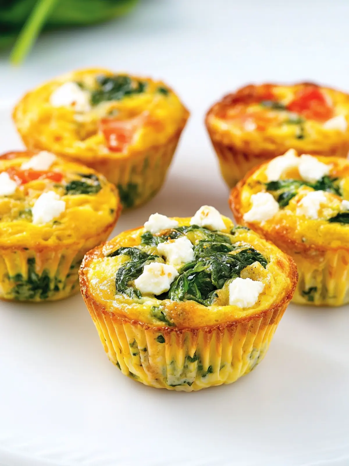 Quick & Healthy Egg Muffins with Spinach and Feta Bliss 5 Quick & Healthy Egg Muffins with Spinach and Feta