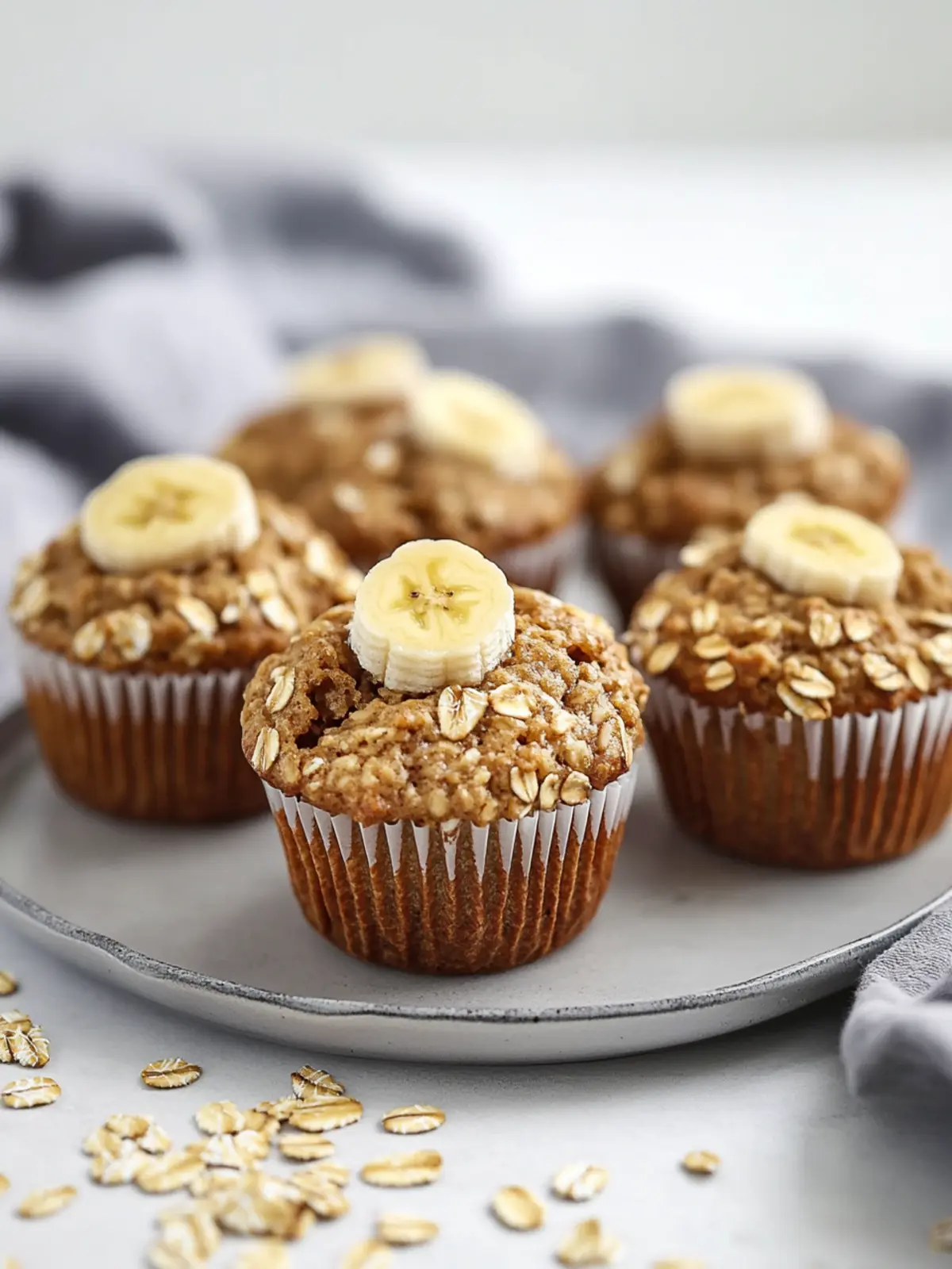 Healthy Banana Oatmeal Muffins That Everyone Will Love 4 Healthy Banana Oatmeal Muffins