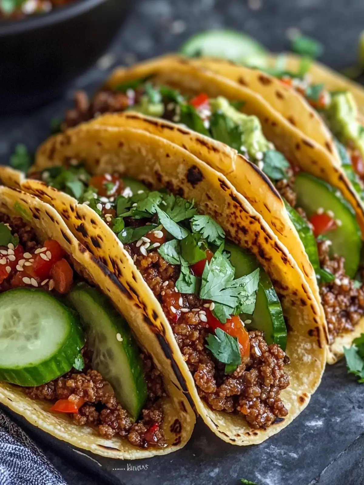 Savory Slow Cooker Korean Ground Beef Tacos for Taco Night Bliss 3 Savory Slow Cooker Korean Ground Beef Tacos
