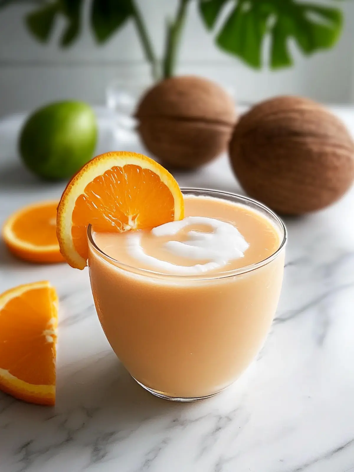 Coconut Orange Glow: A Creamy Tropical Dessert to Savor 4 Coconut Orange Glow
