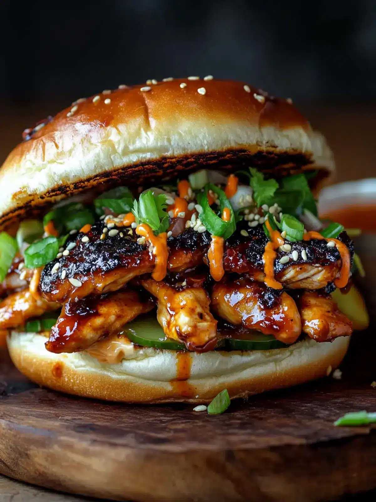 Savor the Flavor: Korean BBQ Chicken Sandwich Adventure 4 Korean BBQ Chicken Sandwich