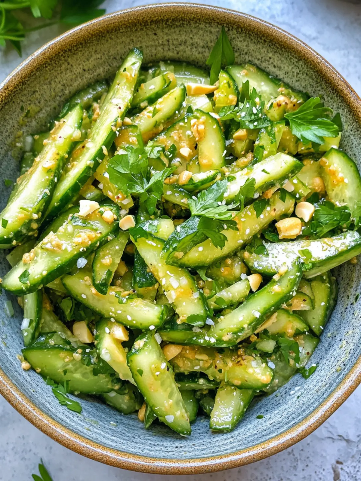Zesty Cucumber Peanut Butter Salad for a Fresh Twist 2 Cucumber Peanut Butter Salad