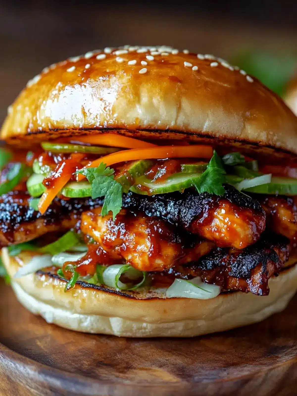 Savor the Flavor: Korean BBQ Chicken Sandwich Adventure 5 Korean BBQ Chicken Sandwich