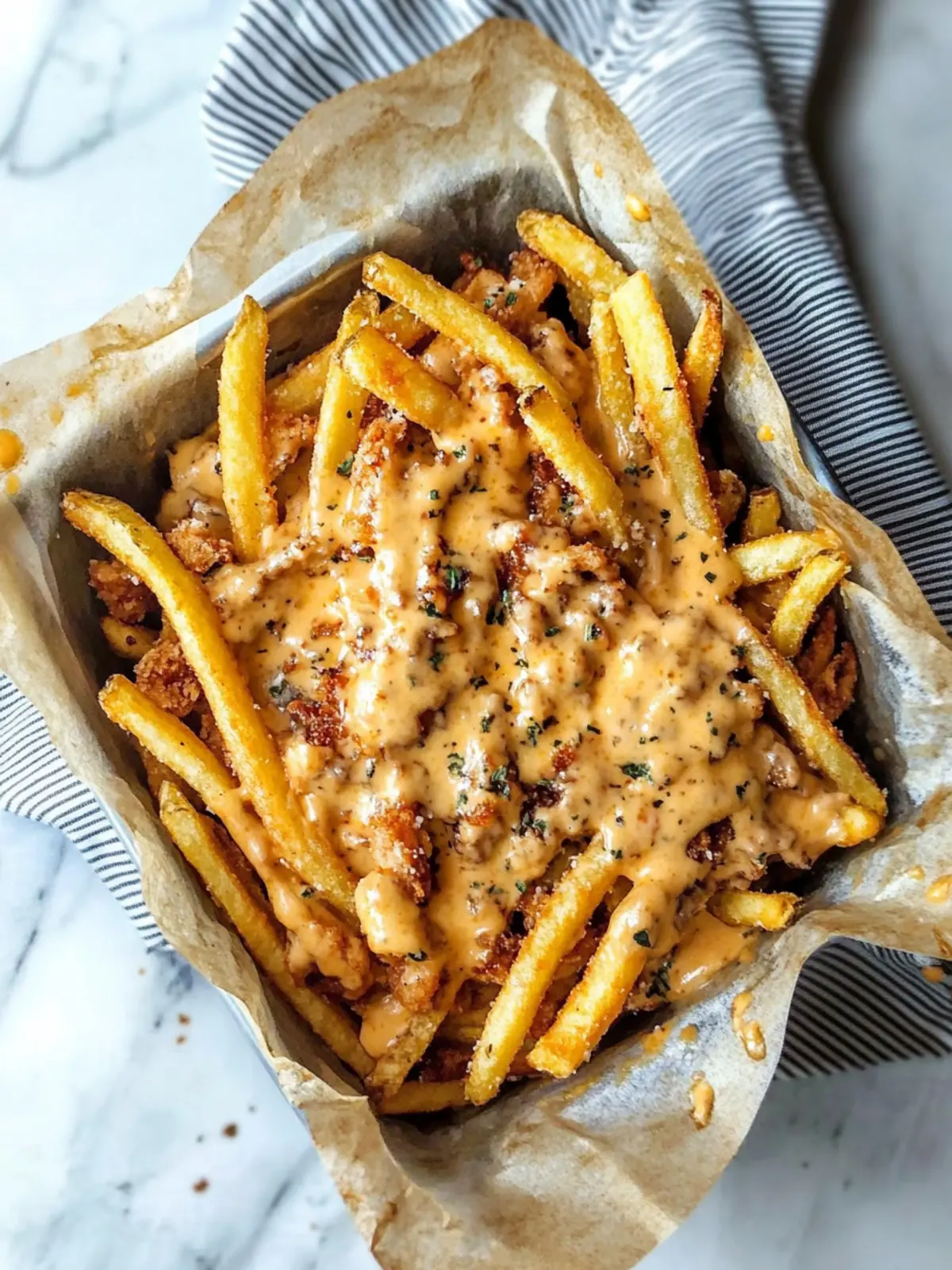 Irresistible In-N-Out Copycat Animal Style Fries at Home 4 In-N-Out Copycat Animal Style Fries