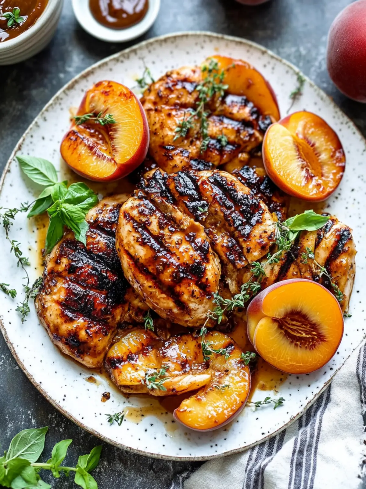 Saucy Grilled Peach Chicken That Will Wow Your Summer Guests 2 Saucy Grilled Peach Chicken