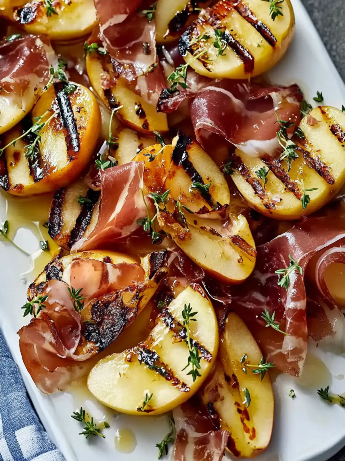 Grilled Apples with Prosciutto and Honey for a Sweet & Savory Treat 3 Grilled Apples with Prosciutto and Honey (Sweet & Savory)