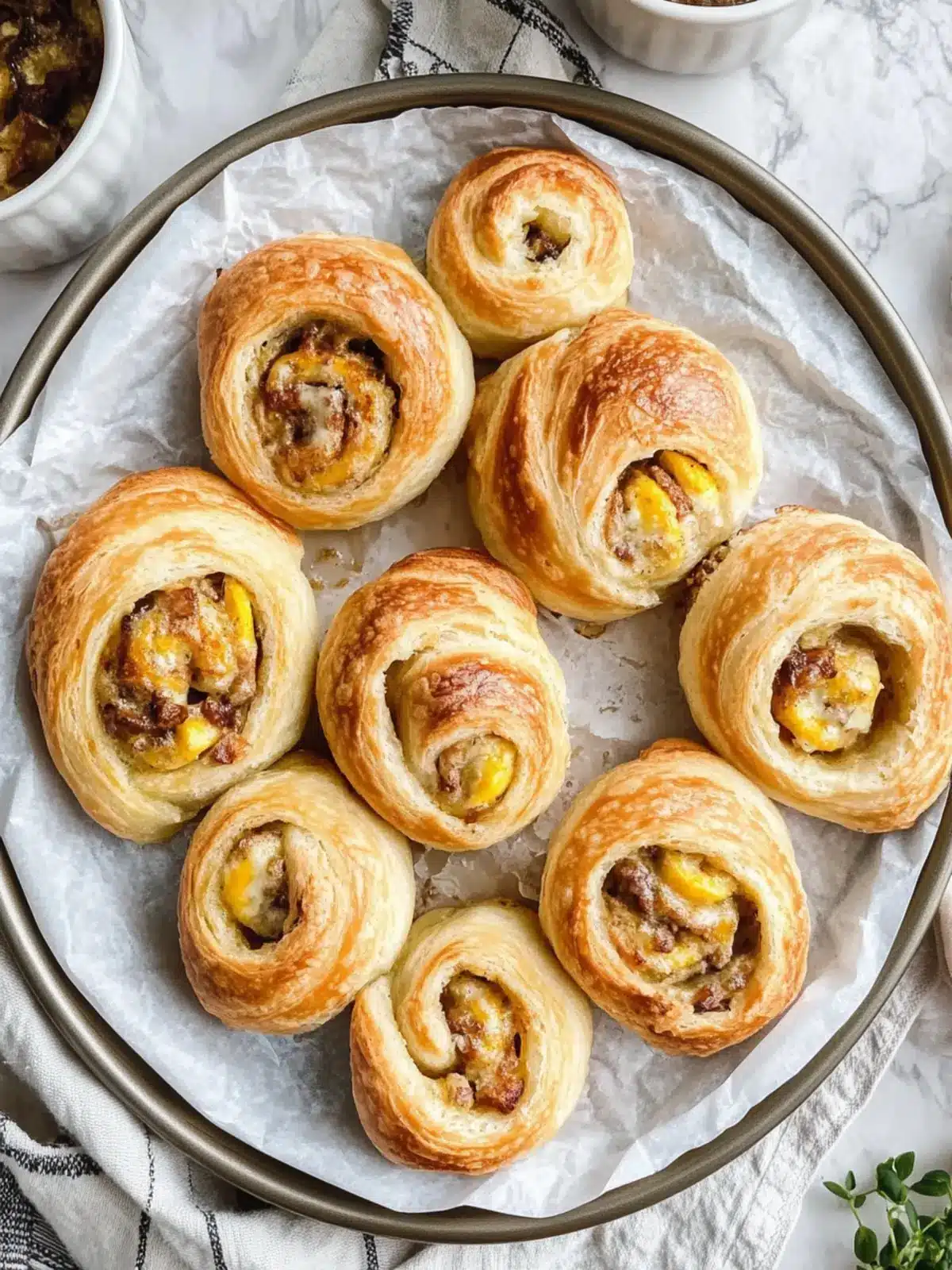 Savory Breakfast Rolls Packed with Sausage and Cheesy Goodness 5 Breakfast Rolls