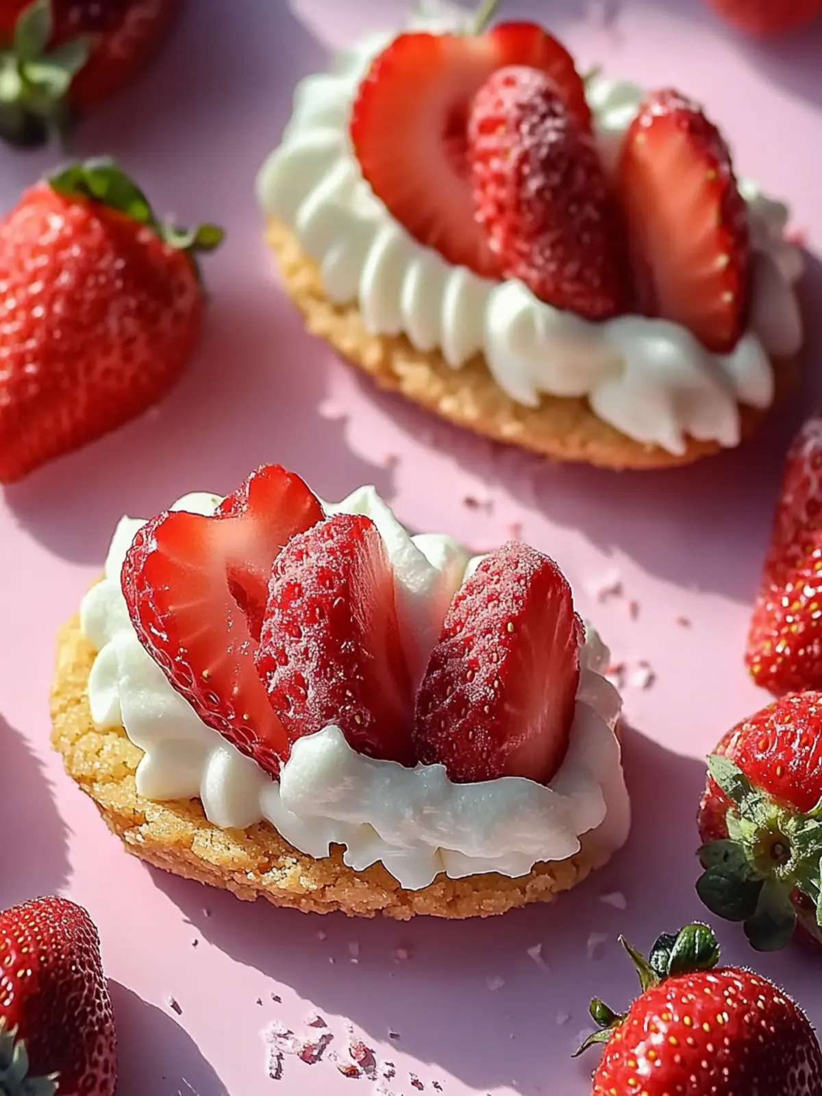 Delightful Strawberry Cookie Boats for a Sweet Treat Adventure 2 Strawberry Cookie Boats
