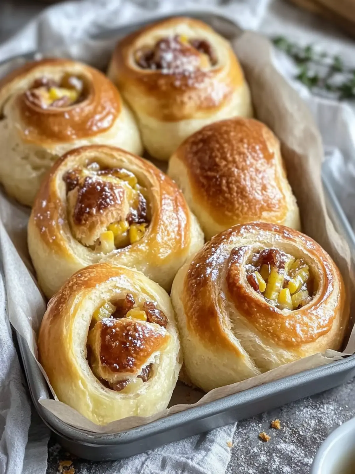 Savory Breakfast Rolls Packed with Sausage and Cheesy Goodness 2 Breakfast Rolls