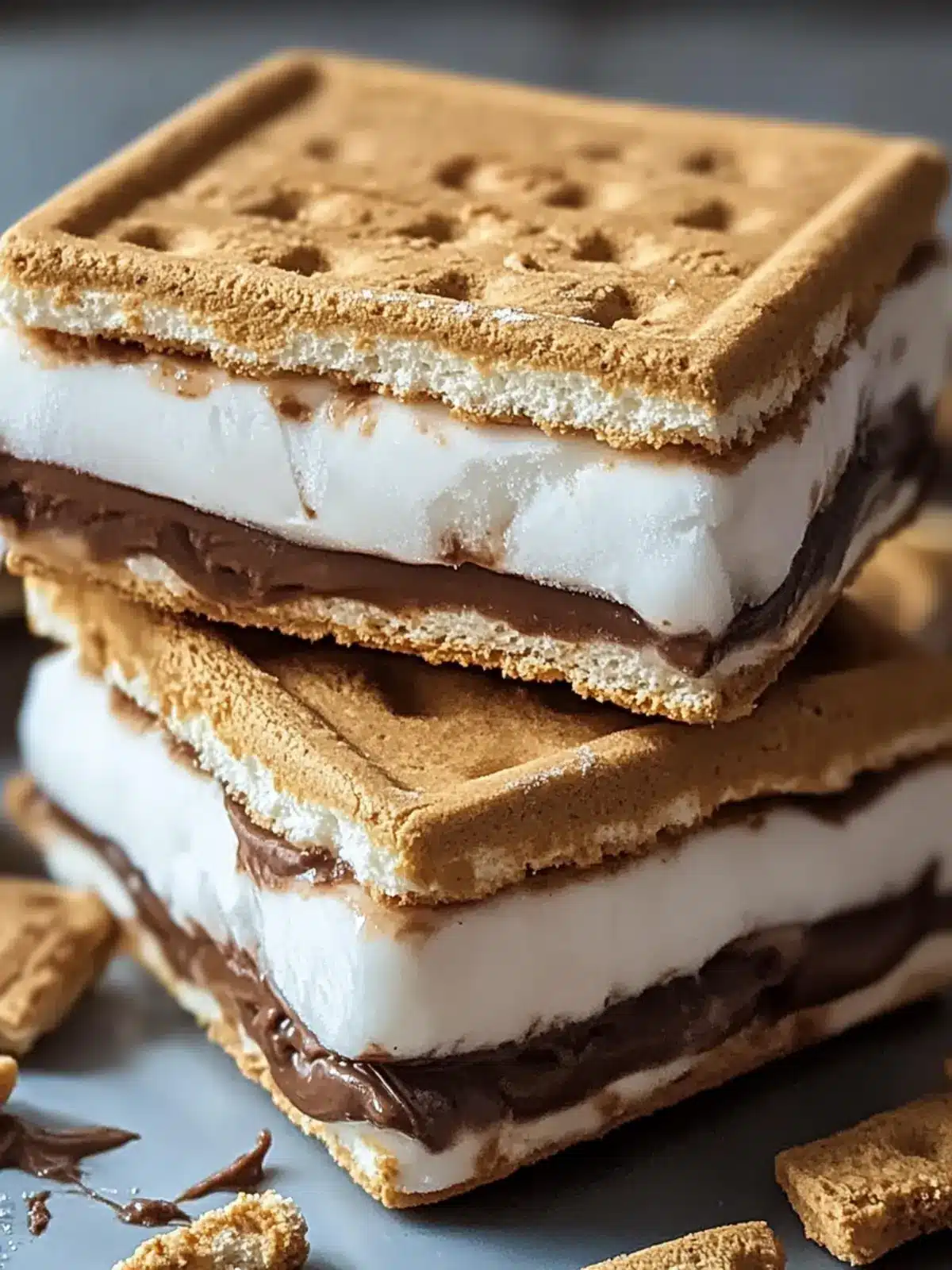 Gooey Frozen S’mores Sandwich: Your Ultimate Summer Indulgence 4 Gooey Frozen S’mores Sandwich