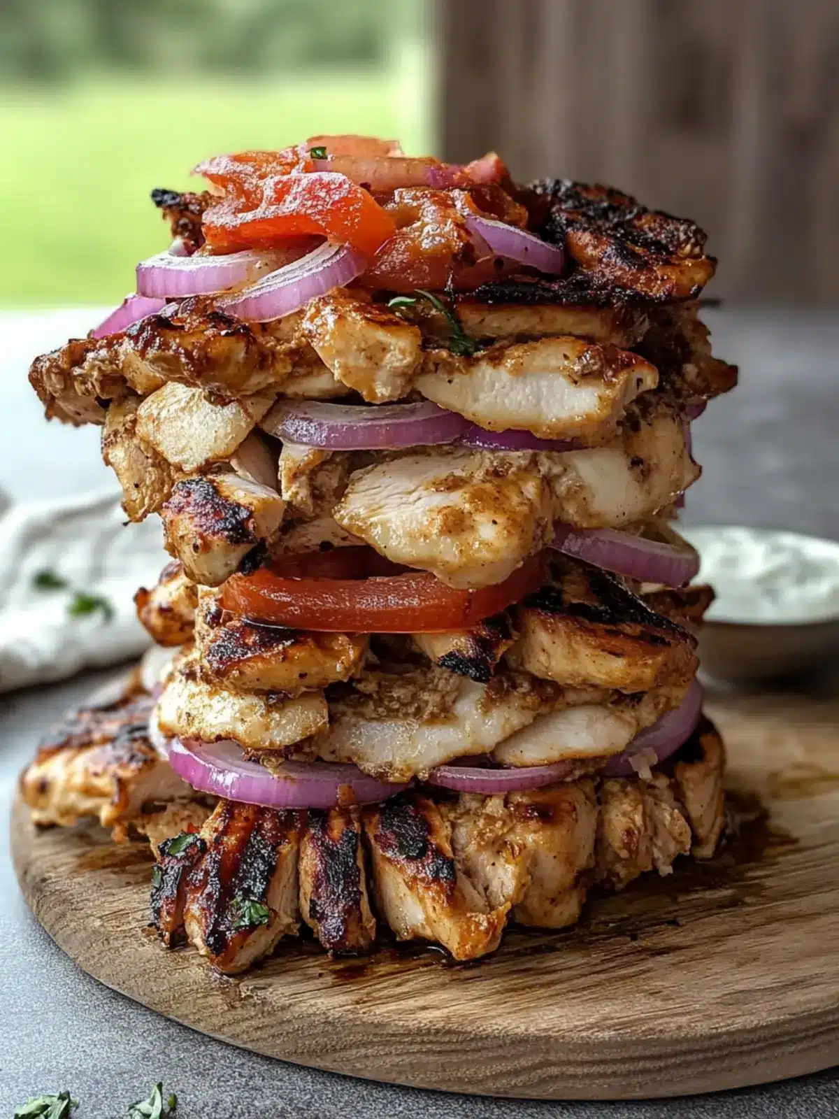 Savor Easy Chicken Shawarma Tower Baked in the Oven Today 5 Easy Chicken Shawarma Tower Baked in the Oven