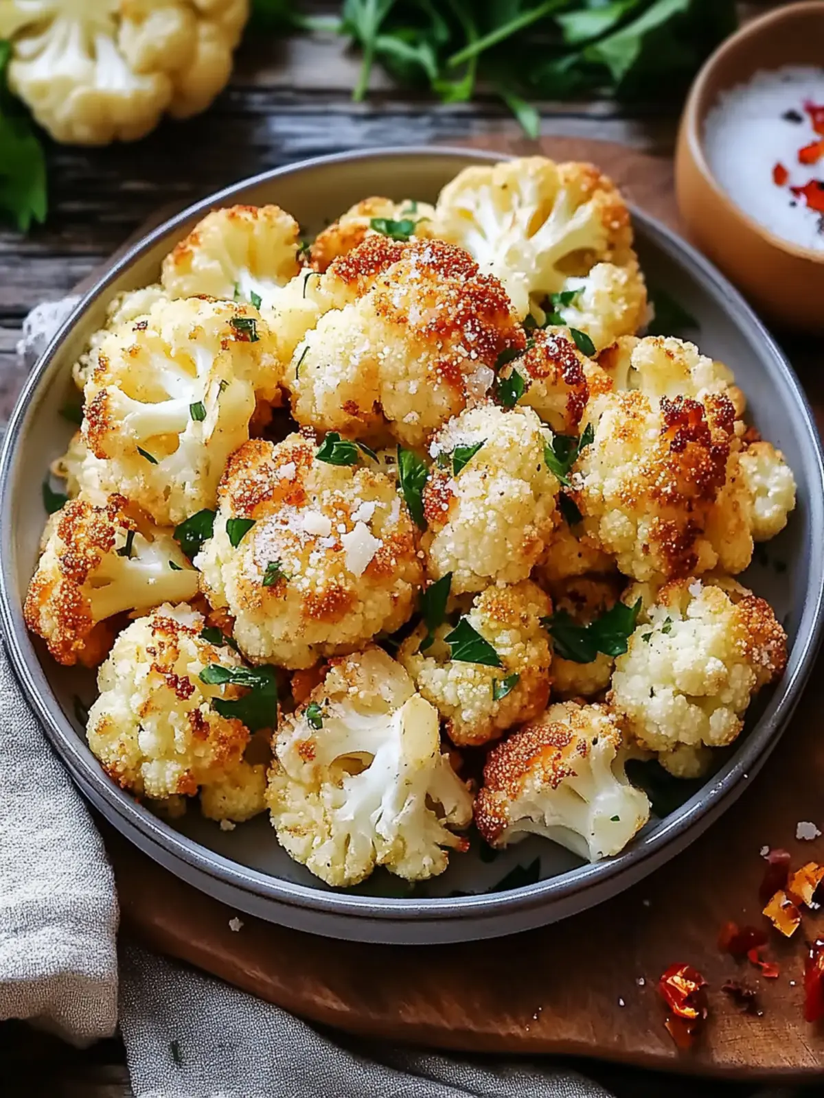 Crispy Parmesan Roasted Cauliflower That Will Wow Your Tastebuds 3 Crispy Parmesan Roasted Cauliflower