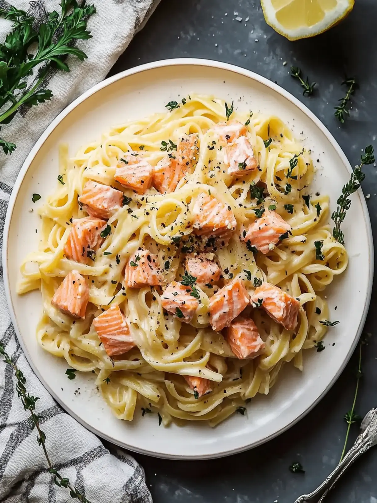 Tasty Salmon Pasta Without Cream: A Light Weeknight Delight 4 Tasty Salmon Pasta Without Cream