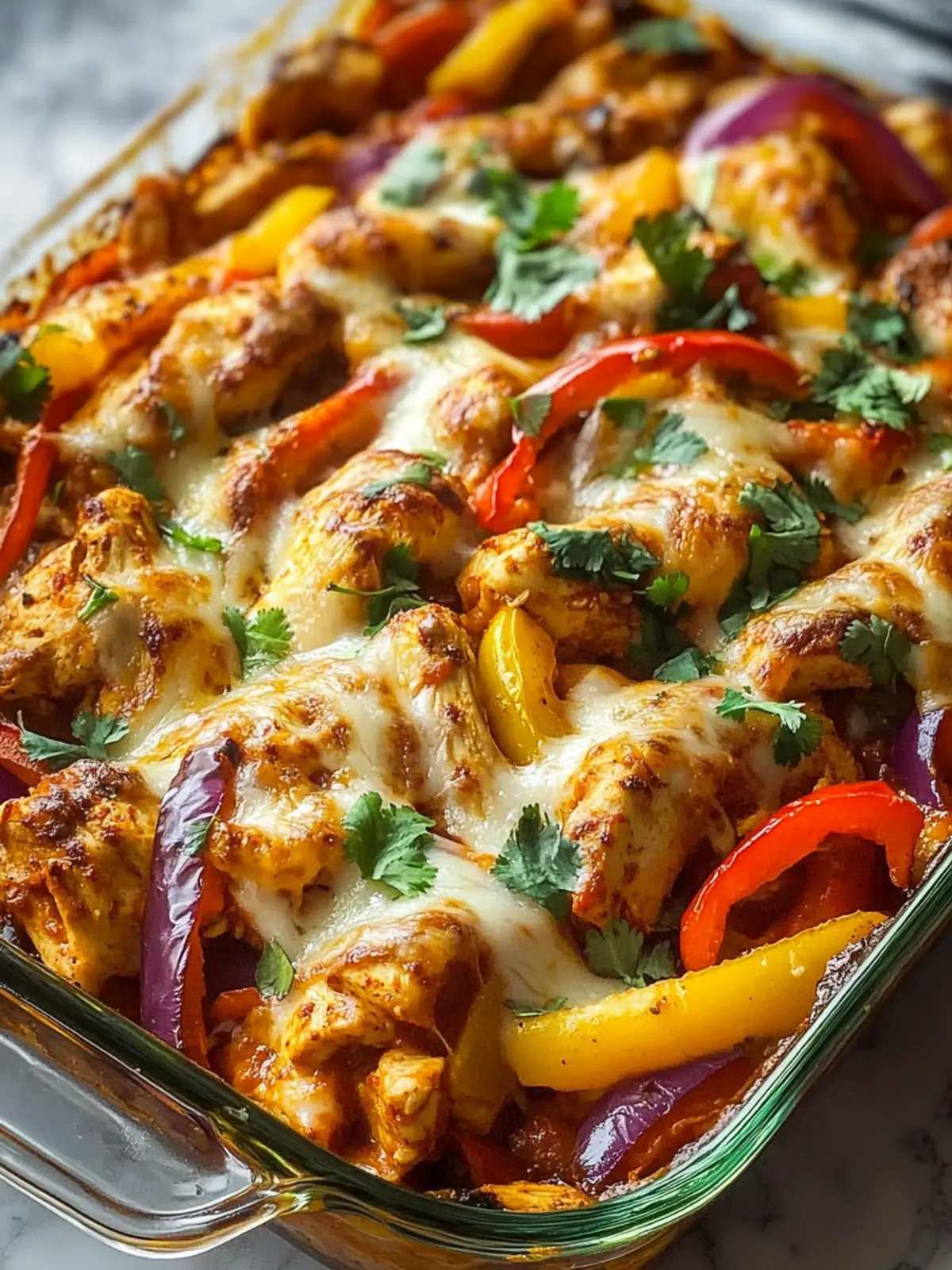 Baked Fajita Chicken Casserole: Easy Family Dinner Delight 3 Baked Fajita Chicken Casserole