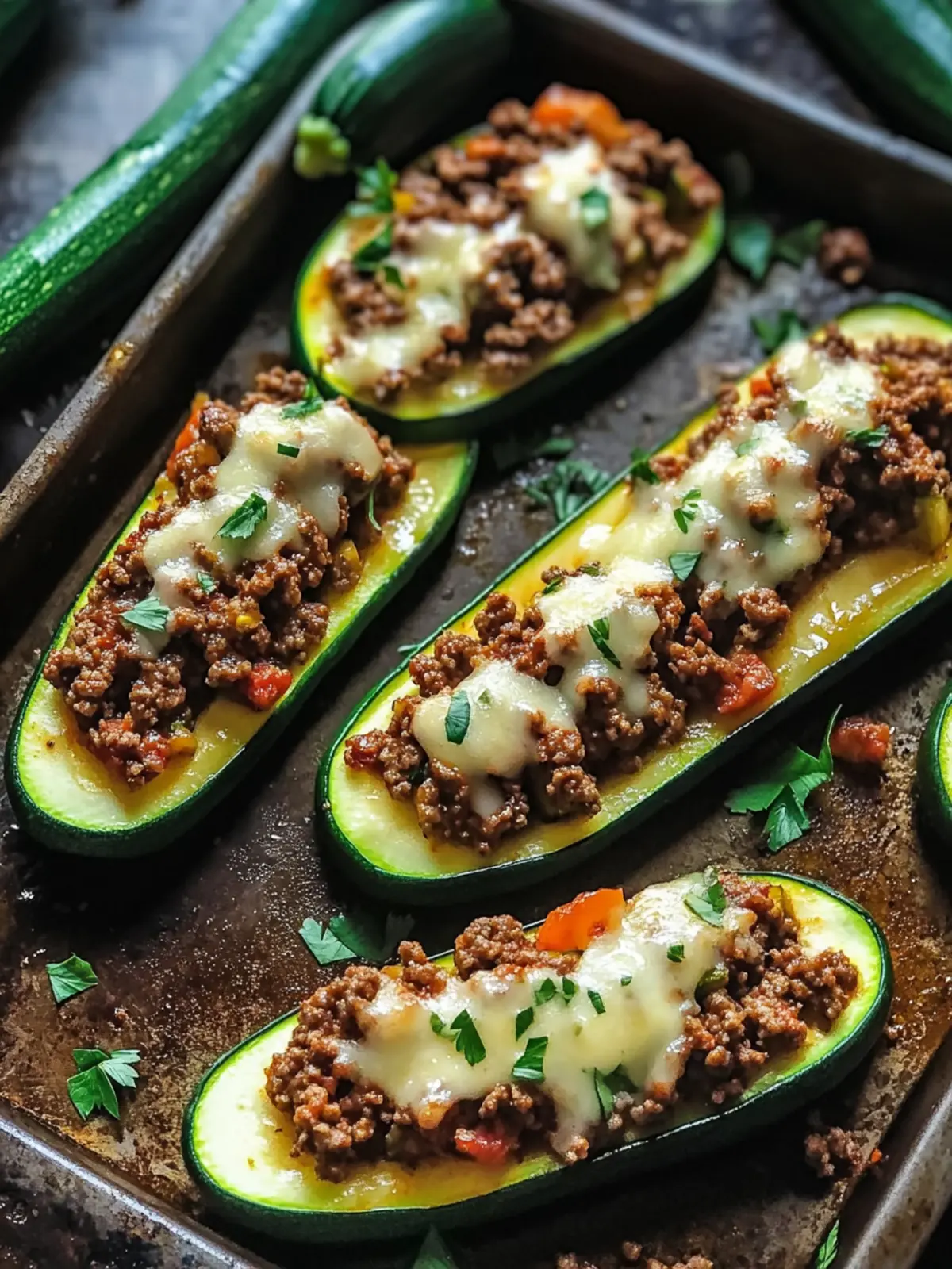 Savory 30-Min Ground Beef Zucchini Boats Your Family Will Love 4 30-Min Ground Beef Zucchini Boats (Healthy & Delicious)
