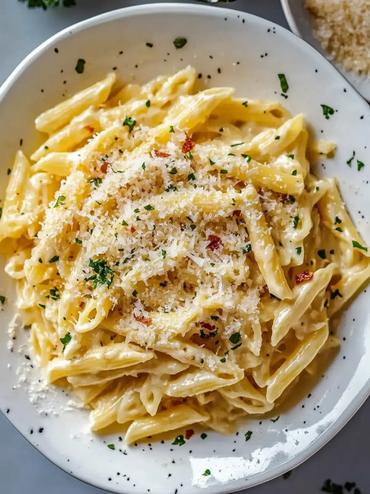 One Pot Creamy Garlic Pasta in Just 20 Minutes Bliss 5 One Pot Creamy Garlic Pasta (Just 20 Minutes!)