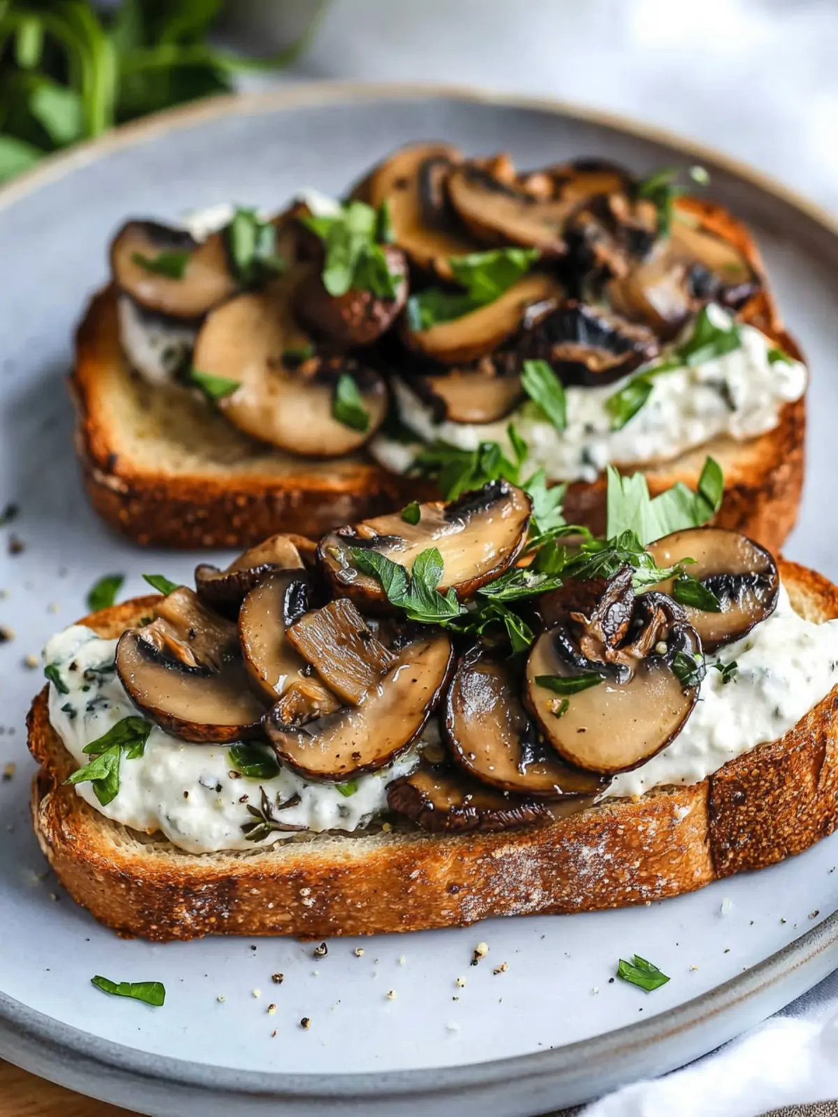 Creamy Mushroom Toast: Quick, Delicious, and Vegan-Friendly 3 Creamy Mushroom Toast