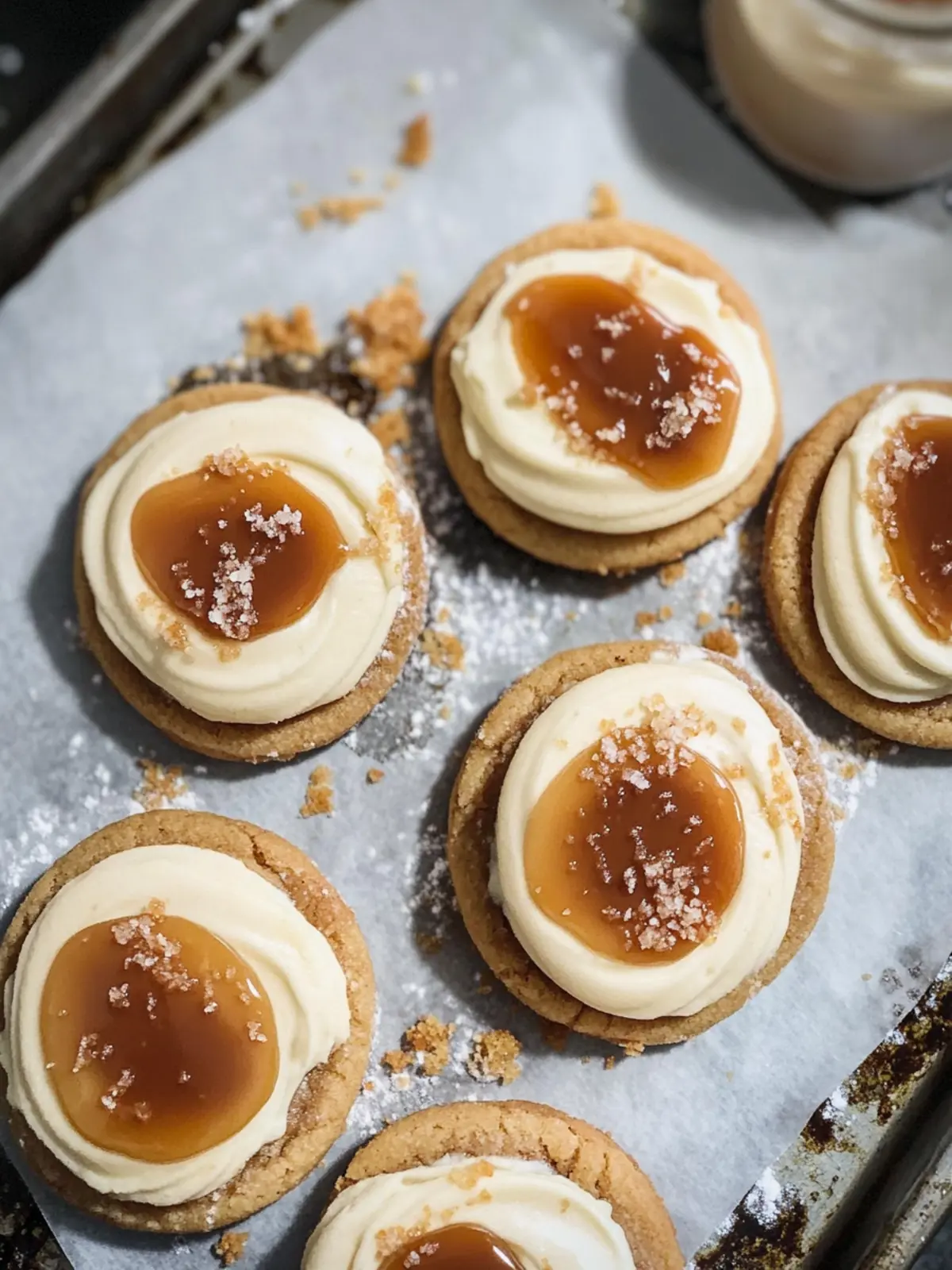 Irresistible Salted Caramel Cheesecake Cookies You’ll Adore 2 Salted Caramel Cheesecake Cookies