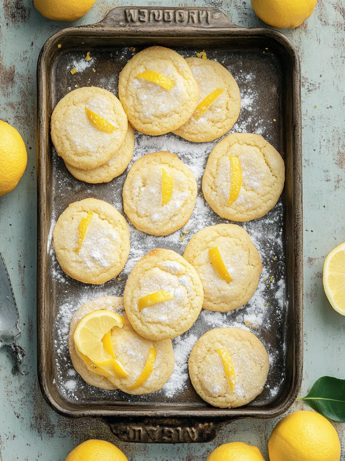 Soft & Chewy Lemon Cookies That Brighten Your Day 3 Soft & Chewy Lemon Cookies