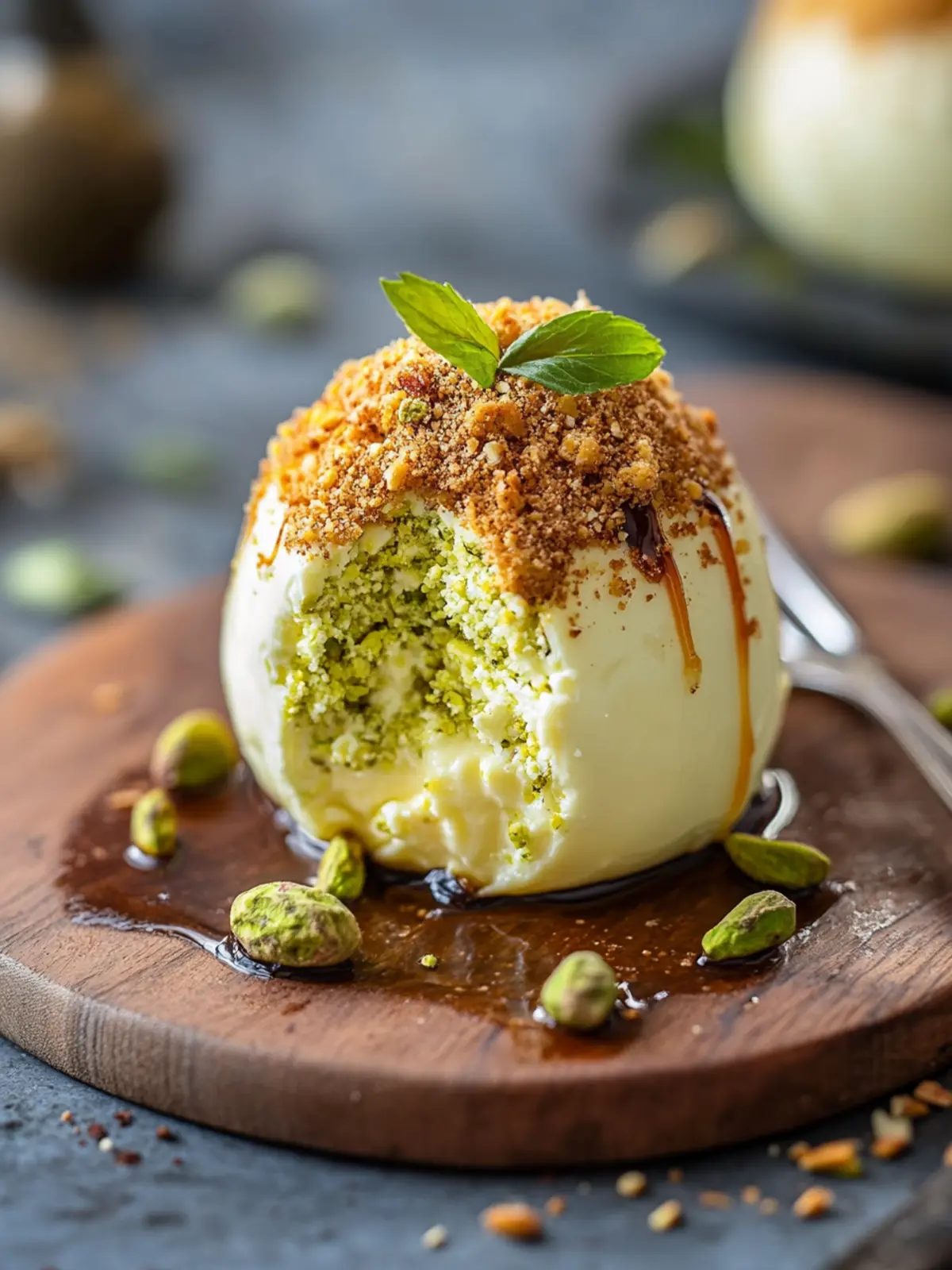 Indulge in the Luxurious Dubai Pistachio Cheese Bomb Delight 3 Dubai Pistachio Cheese Bomb
