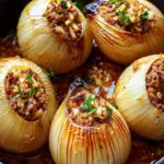 Mouthwatering Stuffed Onions with Ground Beef and Rice Recipe 41 Stuffed Onions with Ground Beef and Rice