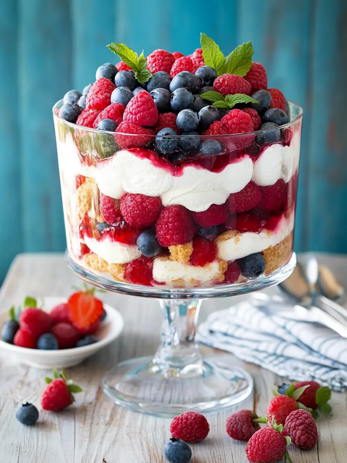 Delicious Berry Trifle: No-Bake Summer Bliss Awaits You 4 Berry Trifle