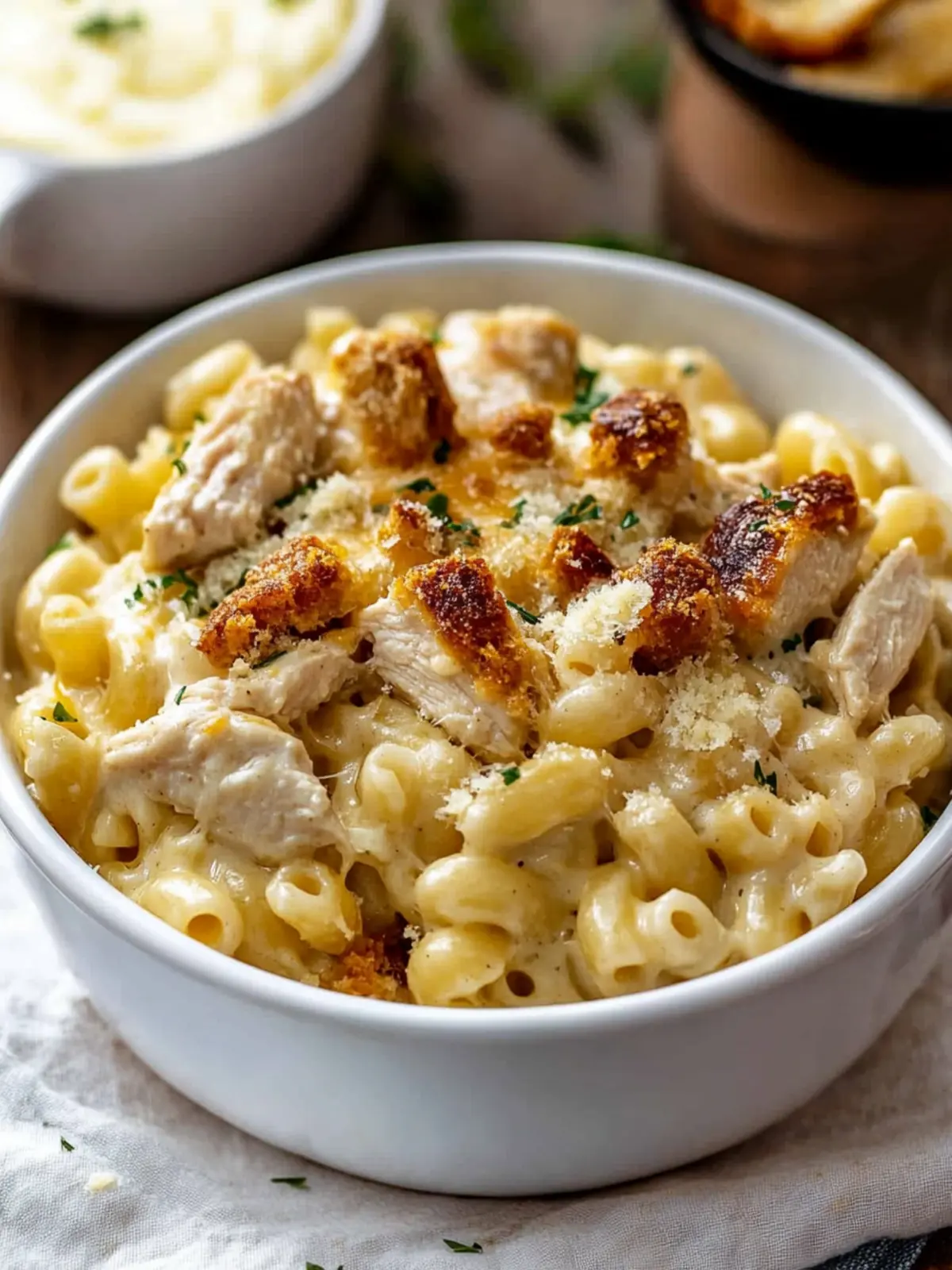 Creamy Chicken Ranch Macaroni and Cheese for Ultimate Comfort 4 Chicken Ranch Macaroni and Cheese