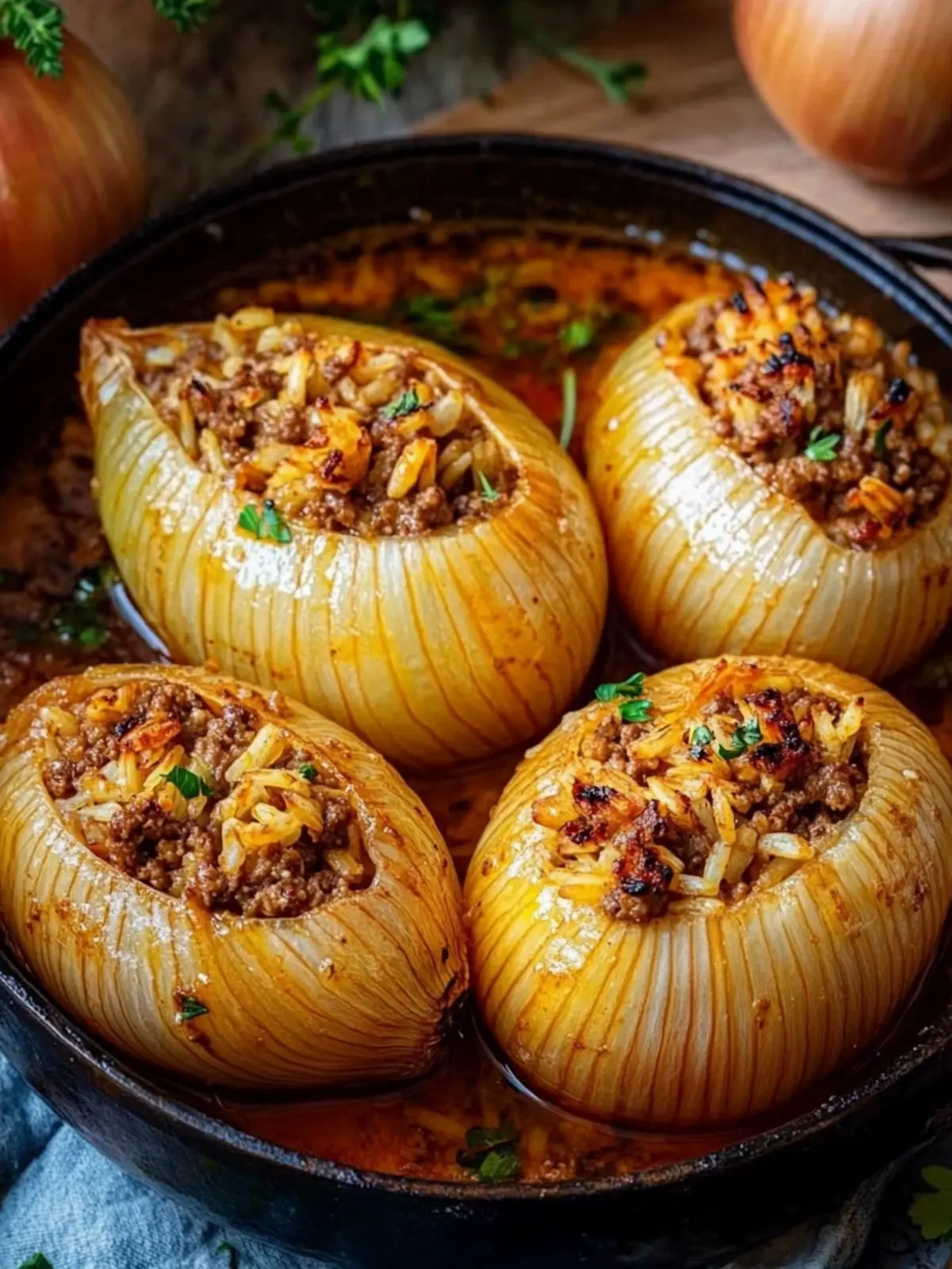 Stuffed Onions with Ground Beef and Rice You’ll Devour Tonight 2 Stuffed Onions with Ground Beef and Rice