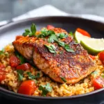 Cajun Salmon With Tomato Cauliflower Rice for a Quick Dinner Delight 10 Cajun Salmon With Tomato Cauliflower Rice