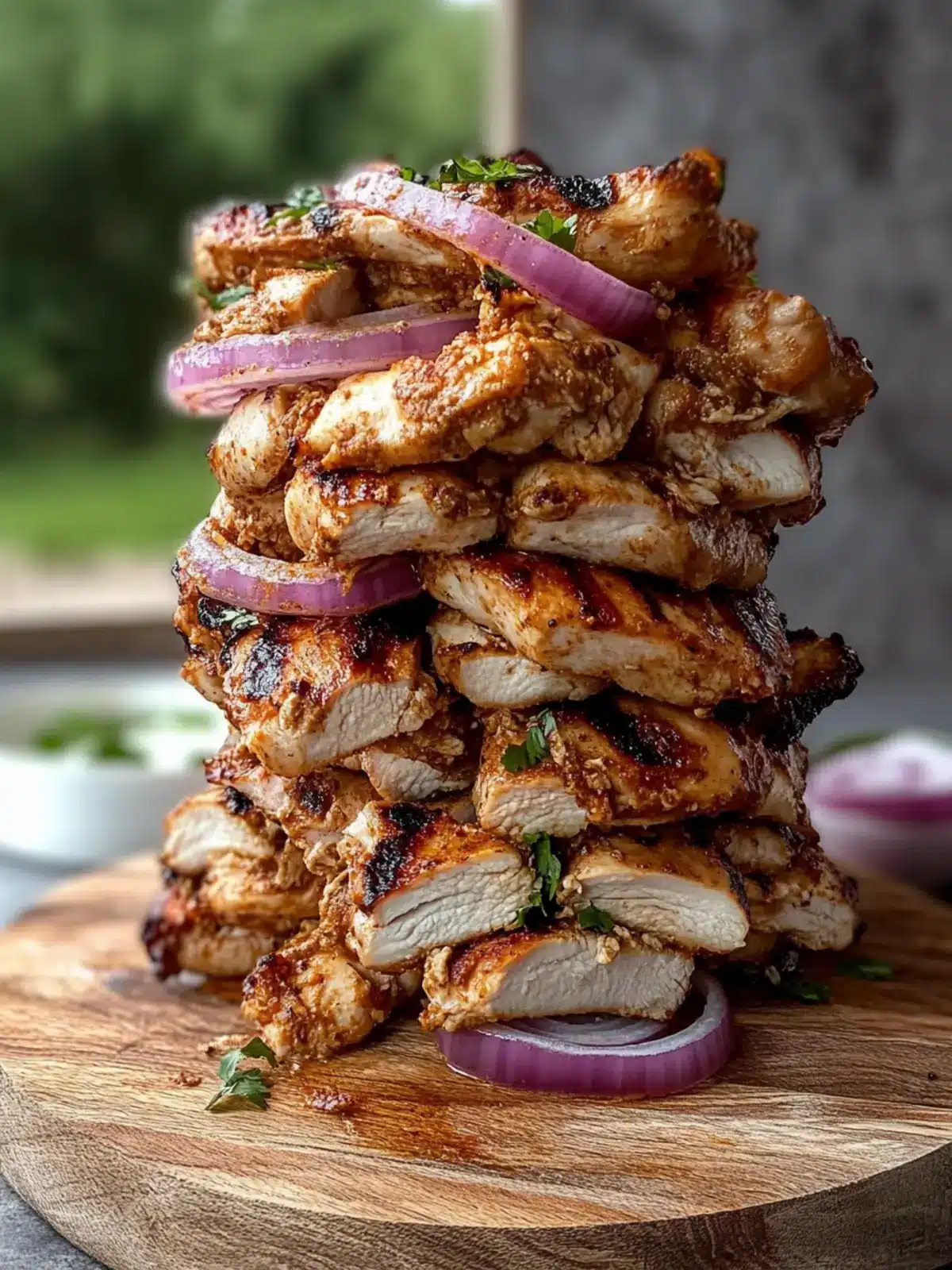 Savory Easy Chicken Shawarma Tower Baked to Perfection 2 Easy Chicken Shawarma Tower Baked in the Oven
