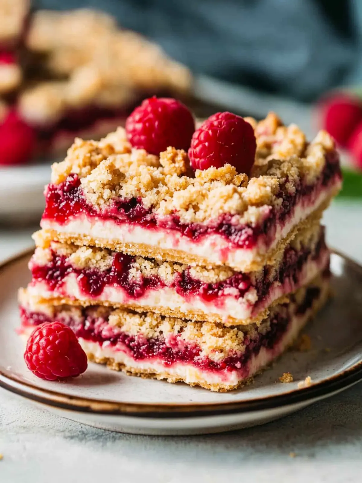 Delicious Raspberry Cheesecake Crumble Bars You’ll Love 3 Raspberry Cheesecake Crumble Bars