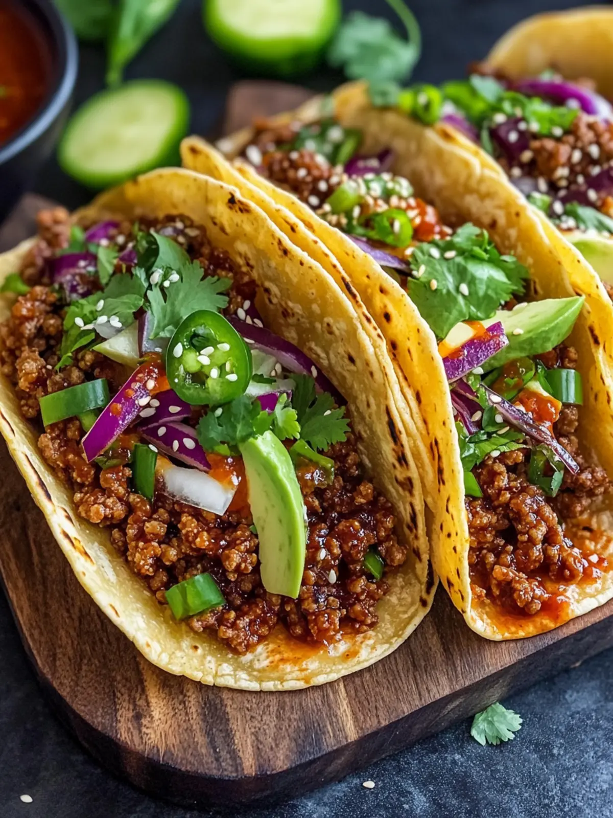 Savory Slow Cooker Korean Ground Beef Tacos for Taco Night Bliss 2 Savory Slow Cooker Korean Ground Beef Tacos