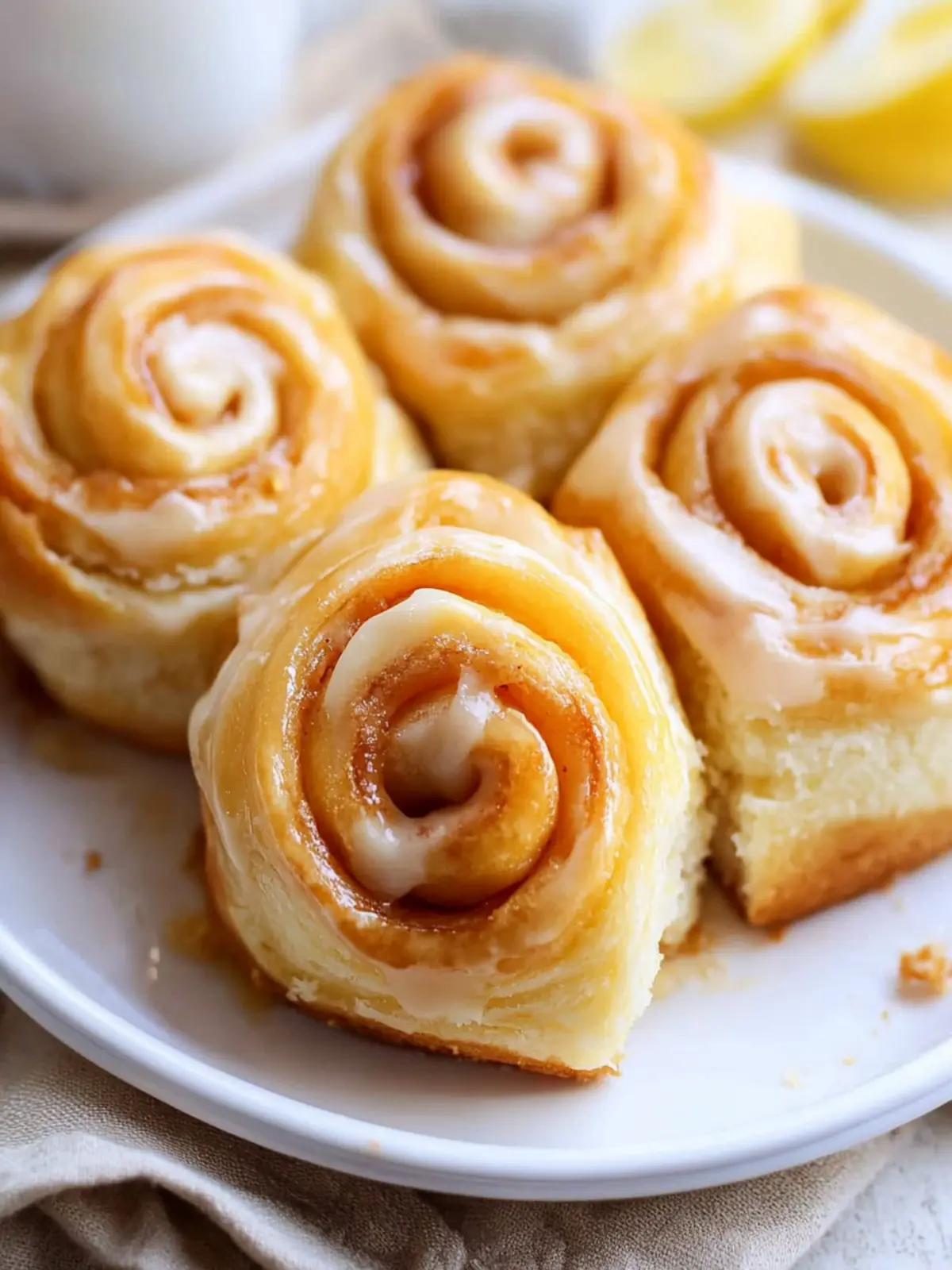 Lemon Sweet Rolls: Effortless Joy for Your Morning Routine 4 Lemon Sweet Rolls