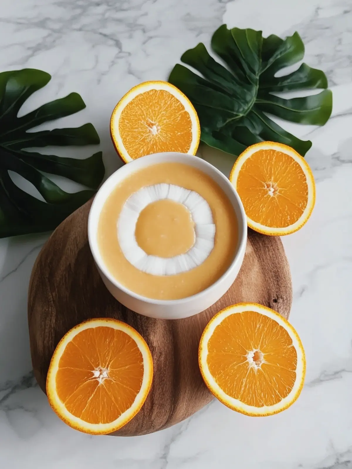 Coconut Orange Glow: A Creamy Tropical Dessert to Savor 2 Coconut Orange Glow