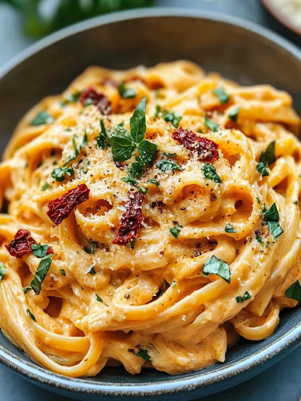 Deliciously Easy Vegan Creamy Sun Dried Tomato Pasta Recipe 3 Vegan Creamy Sun Dried Tomato Pasta