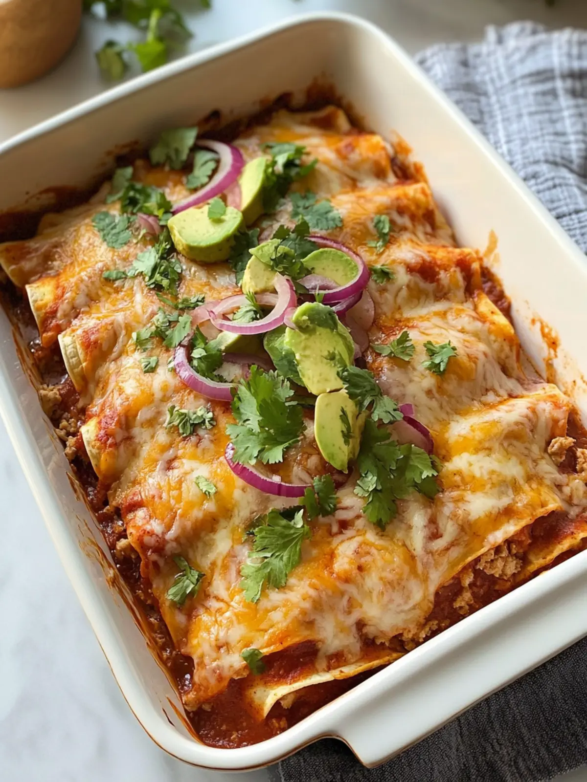Healthy Ground Turkey Enchiladas Made Easy for Quick Dinners 5 Healthy Ground Turkey Enchiladas