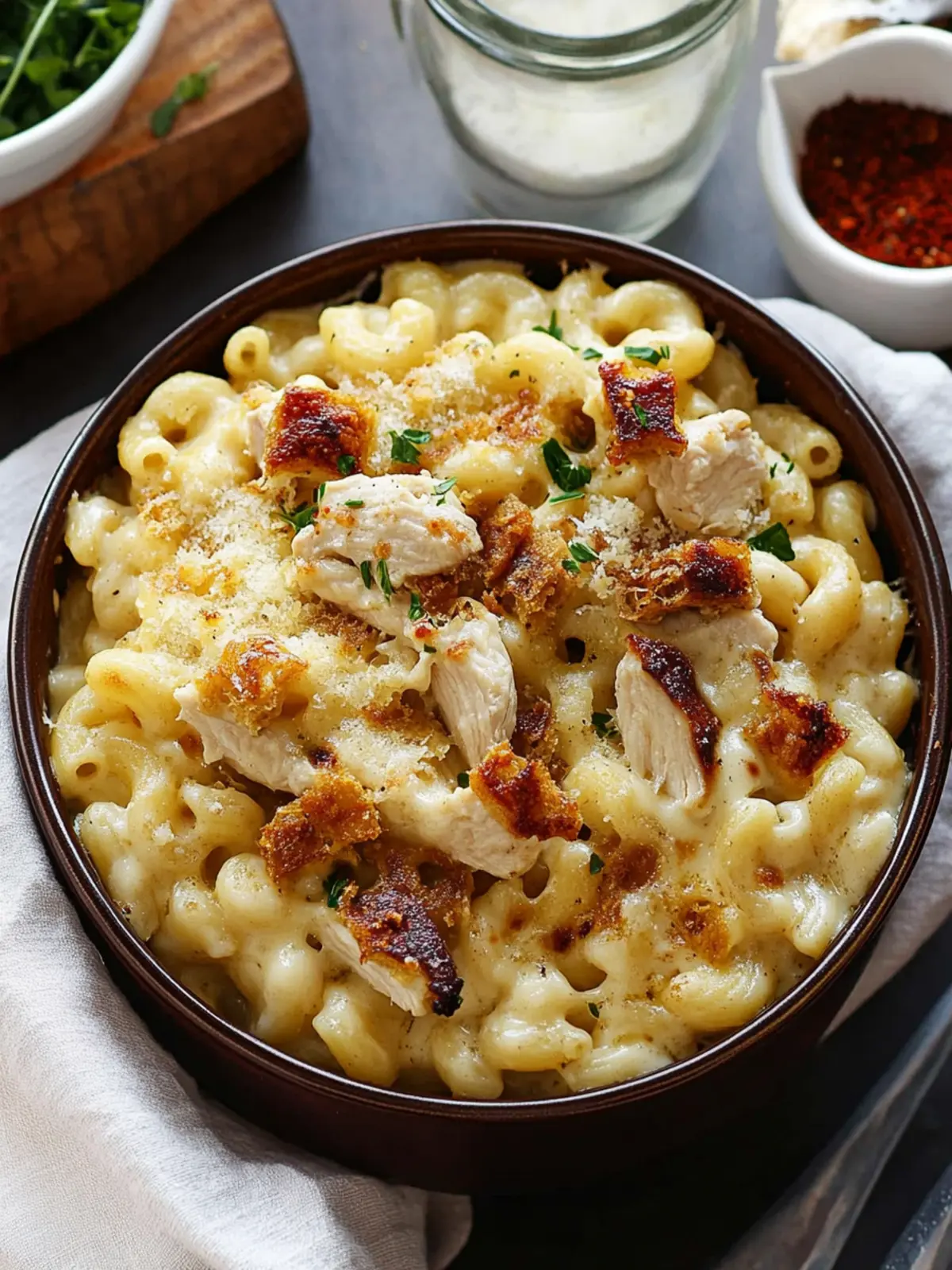 Creamy Chicken Ranch Macaroni and Cheese for Ultimate Comfort 5 Chicken Ranch Macaroni and Cheese