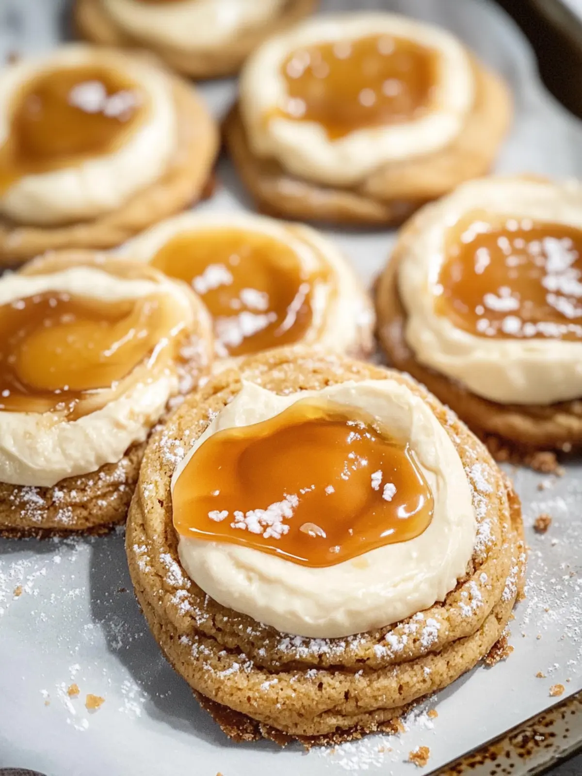 Irresistible Salted Caramel Cheesecake Cookies You’ll Adore 3 Salted Caramel Cheesecake Cookies