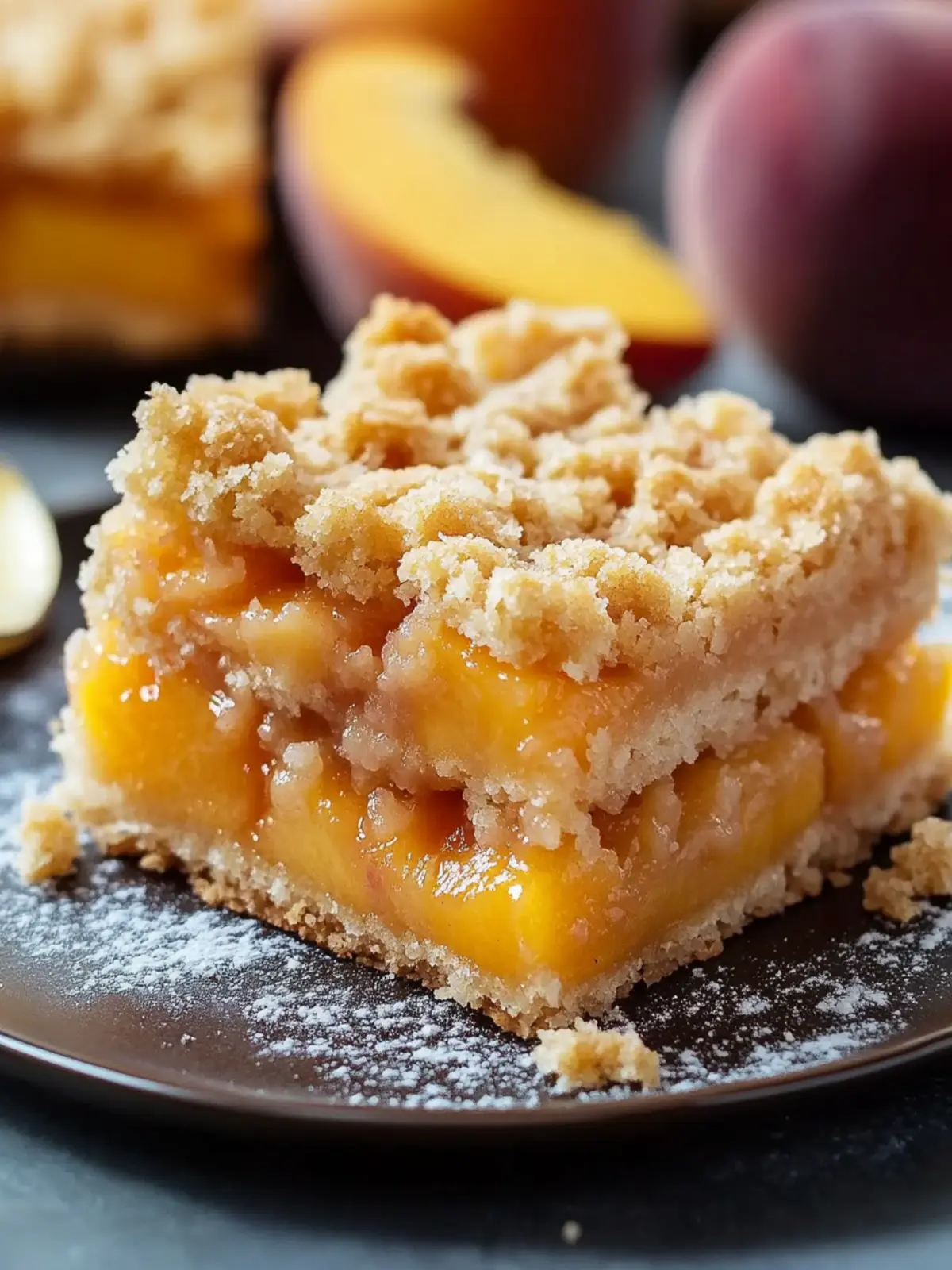 Heavenly Peach Crumb Bars That Will Brighten Your Summer 5 Peach Crumb Bars