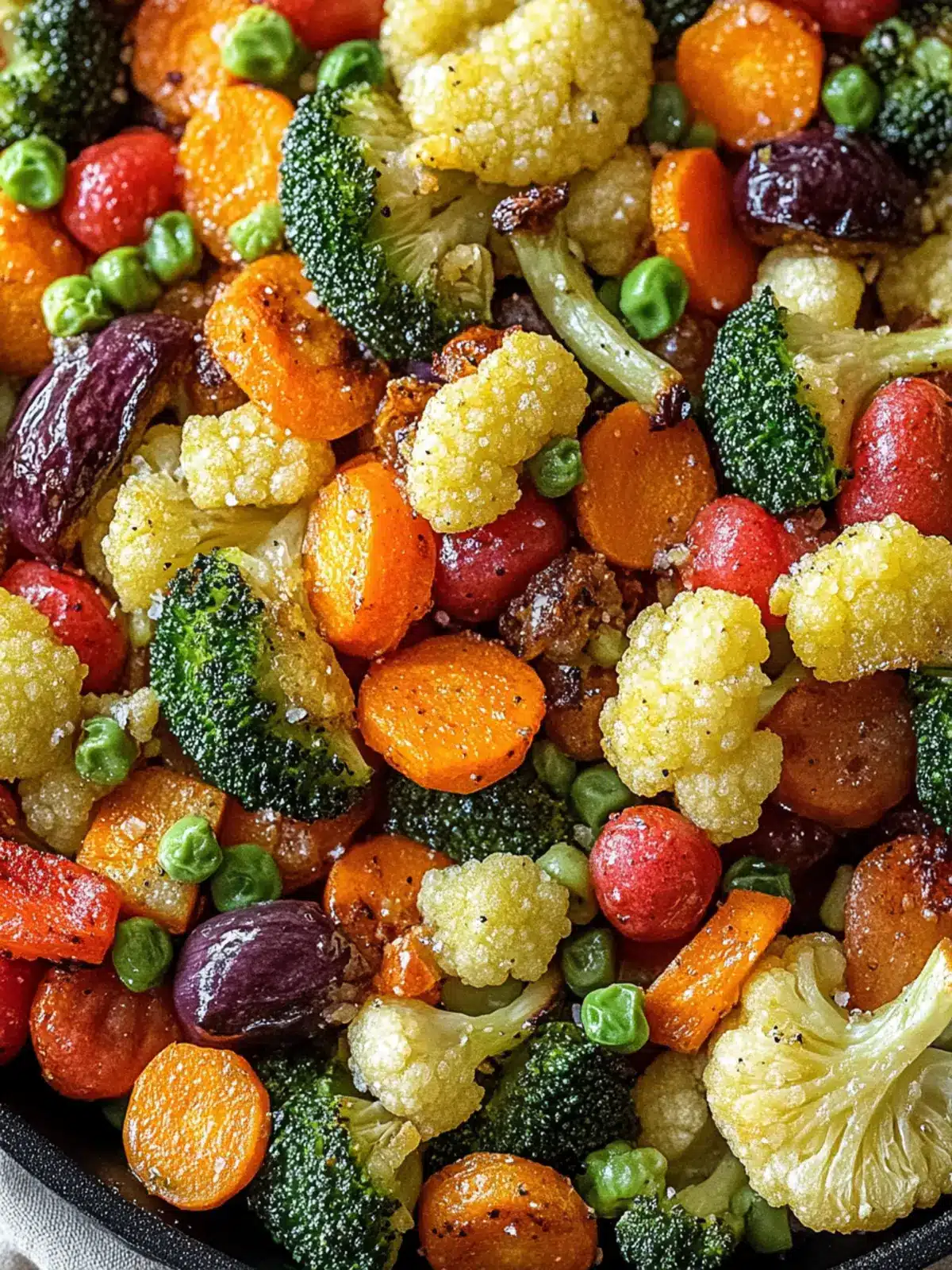 Crispy Roasted Frozen Mixed Vegetables for a Quick Healthy Treat 2 Crispy Roasted Frozen Mixed Vegetables