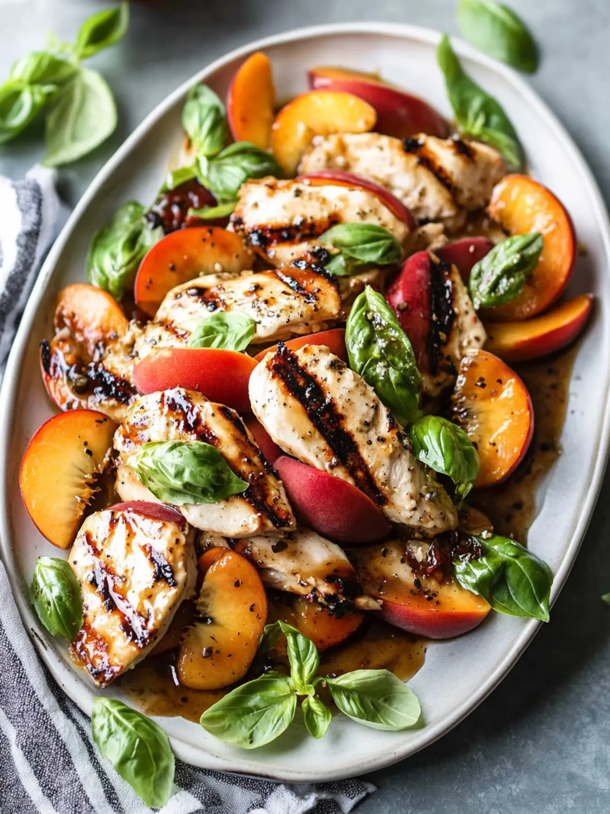 Peach Caprese Grilled Chicken for a Perfect Summer Feast 3 Peach Caprese Grilled Chicken