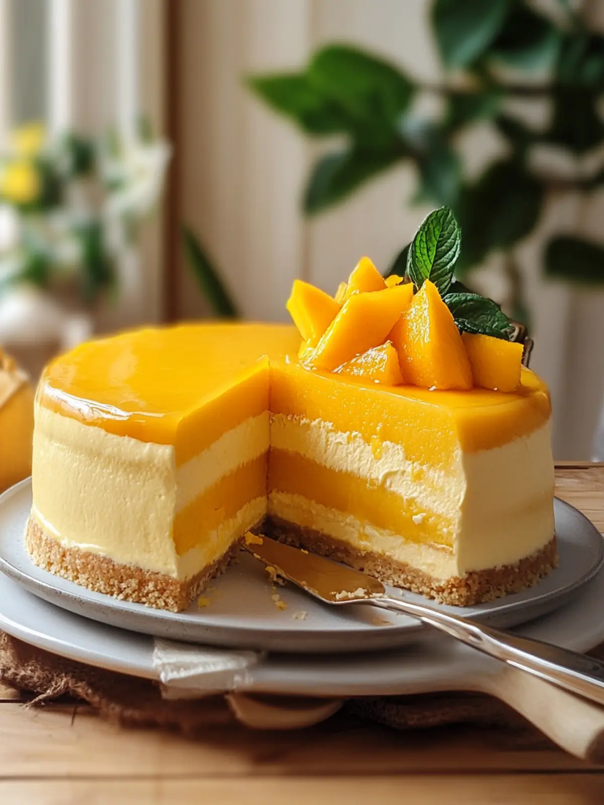 Eggless Mango Mousse Cake: Your New Favorite Tropical Treat 5 Mango Mousse Cake