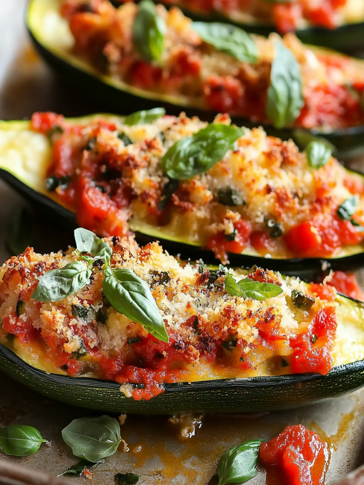 Delicious Italian Stuffed Zucchini for a Cozy Family Meal 4 Italian Stuffed Zucchini