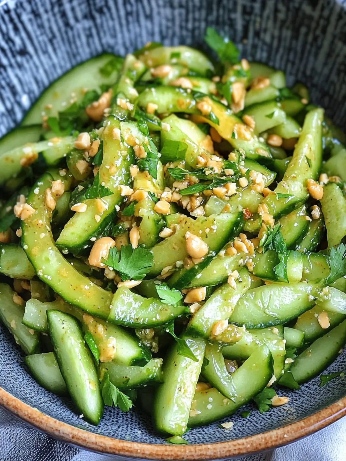 Zesty Cucumber Peanut Butter Salad for a Fresh Twist 3 Cucumber Peanut Butter Salad