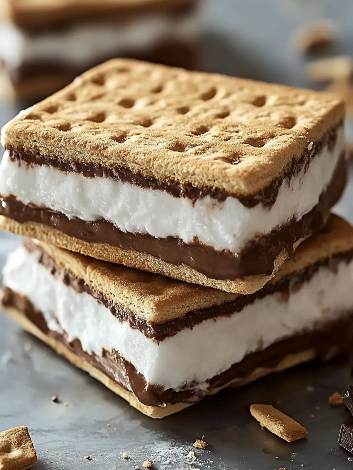 Gooey Frozen S’mores Sandwich: Your Ultimate Summer Indulgence 2 Gooey Frozen S’mores Sandwich