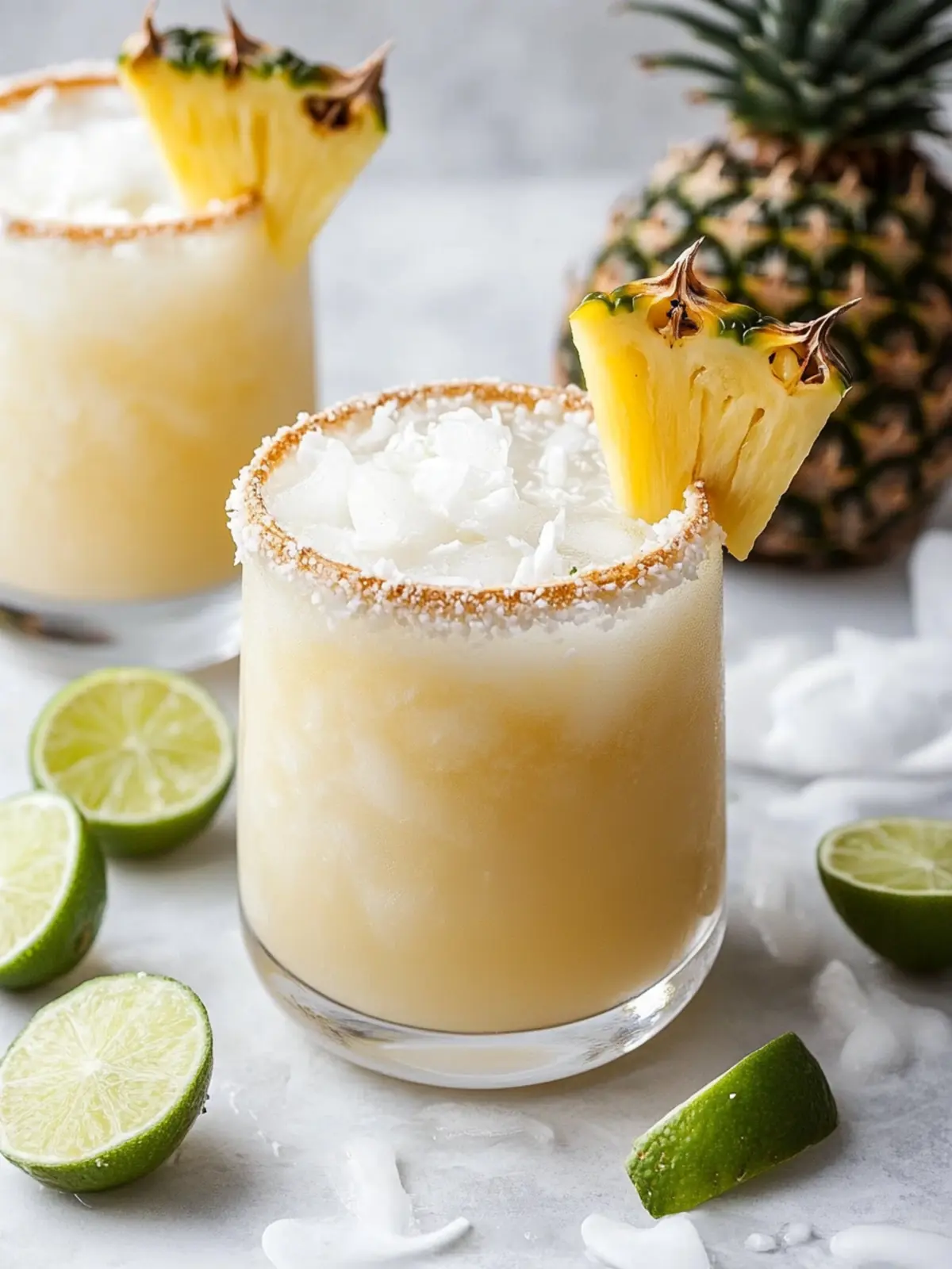 Coconut Lime Pineapple Mocktail: Your Tropical Escape Awaits 2 coconut lime pineapple mocktail