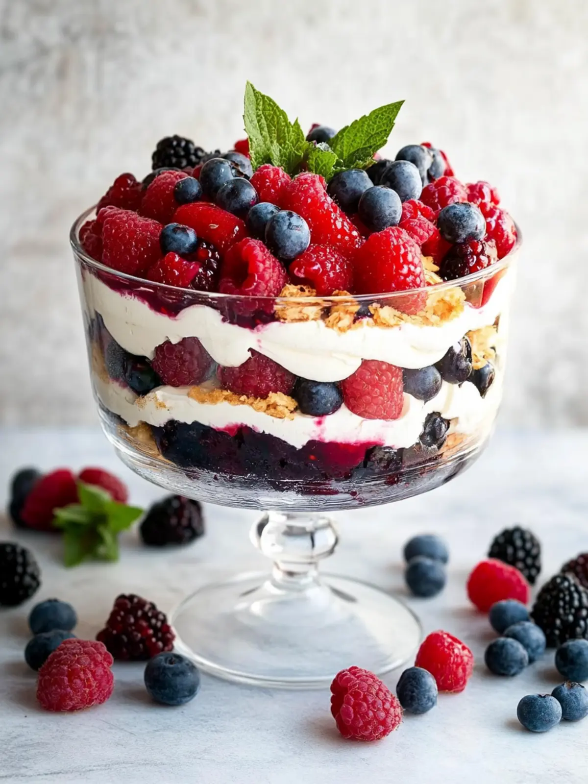 Delicious Berry Trifle: No-Bake Summer Bliss Awaits You 2 Berry Trifle